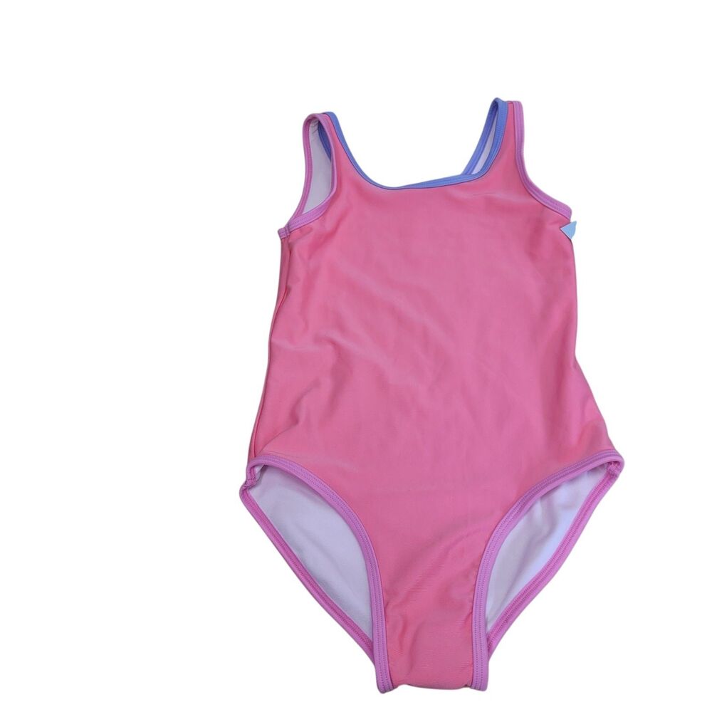 Cat & Jack Girls One-Piece Swimsuit Pink Size Medium (8) NWT